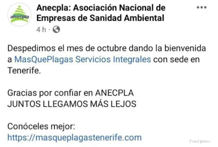 Masqueplagas | Control de Plagas | Chinches | Legionella
