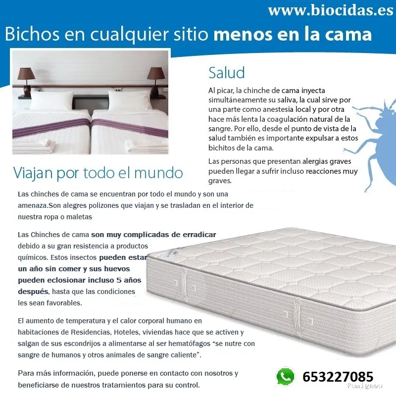 BIOCIDAS CONTROL DE PLAGAS. DESINFECCIÓN, DESINSECTACIÓN, DESRATIZACIÓN.