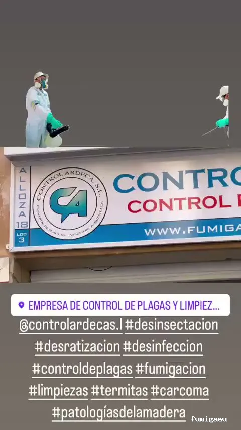 Control Ardeca - Fumigación plagas Barcelona