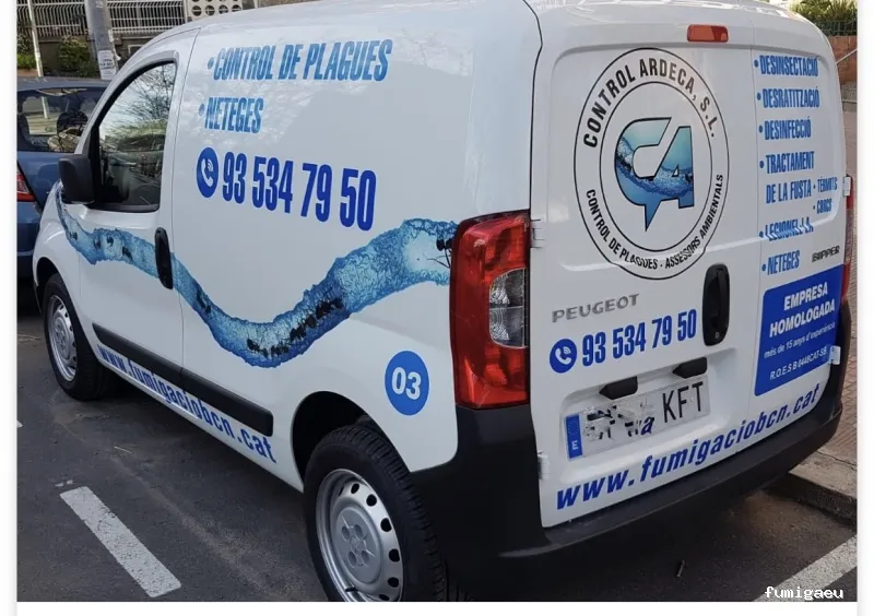 Control Ardeca - Fumigación plagas Barcelona