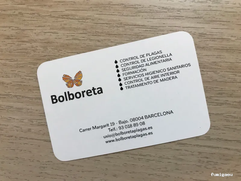 Bolboreta Plagas-Fumigación y Control de Plagas