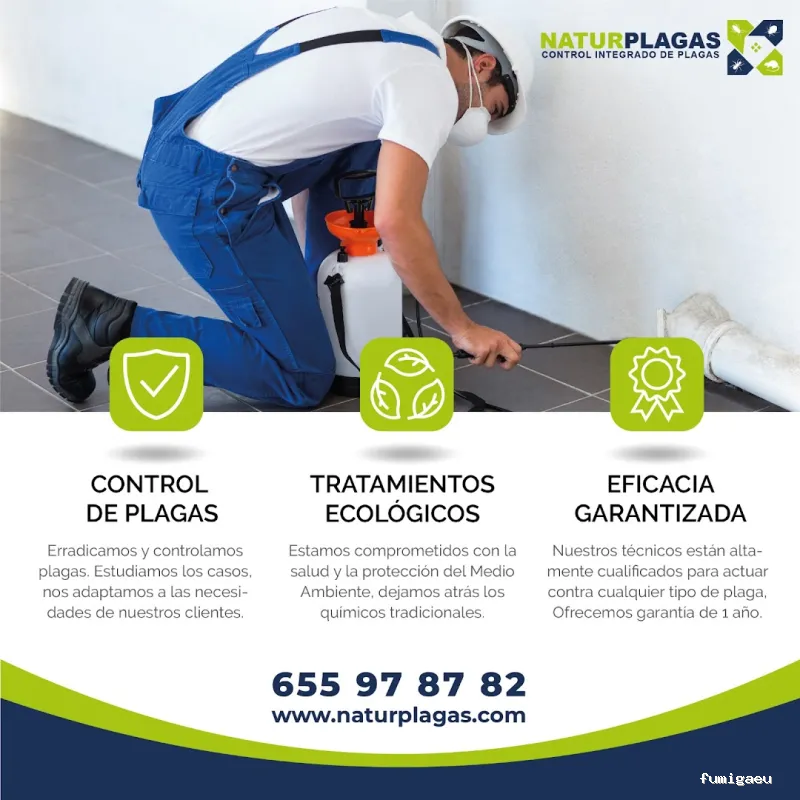NATURPLAGAS. PLagas , Fumigaciones , Desinfecciones