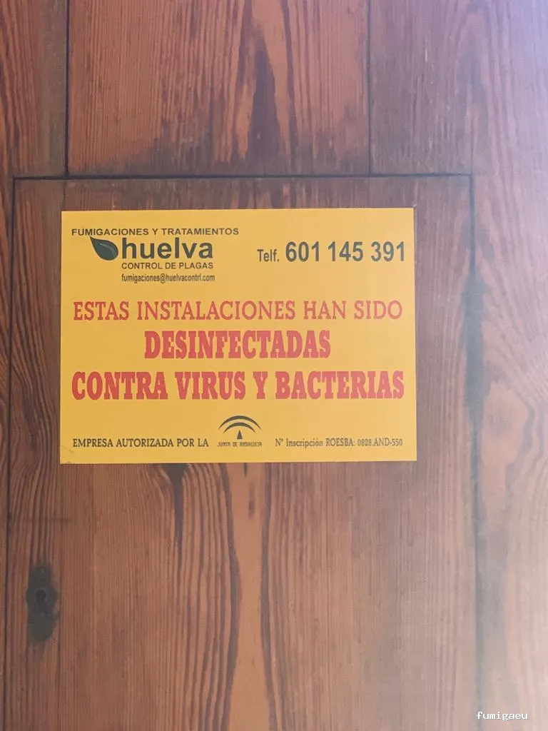 Fumigaciónes y ttos. Huelva Control