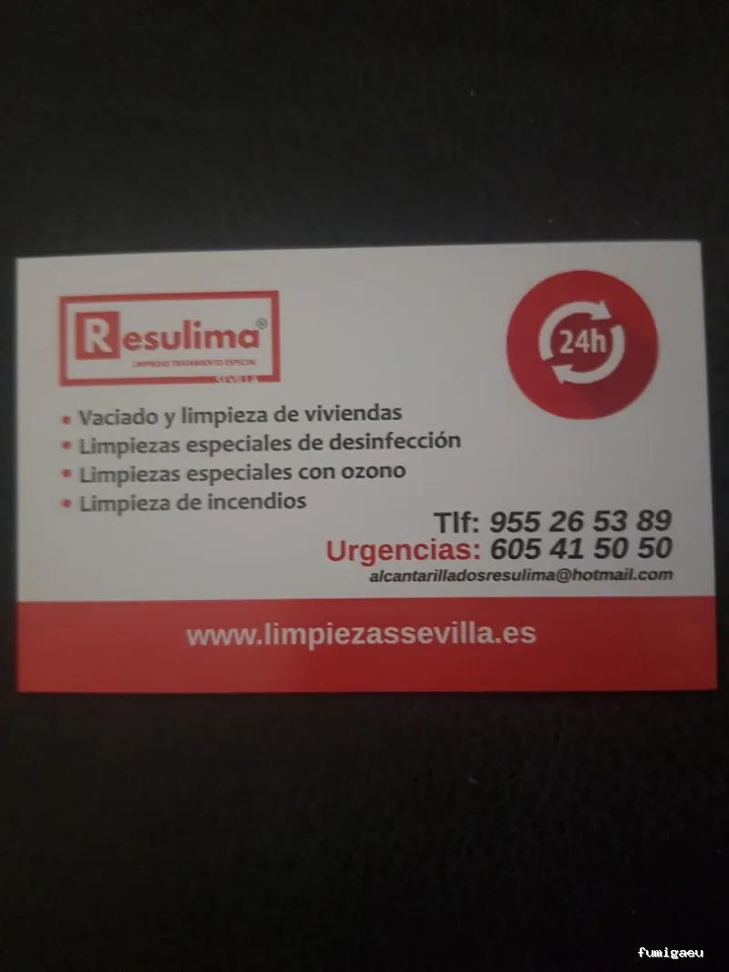 Limpiezas especiales y control de plagas Sevilla