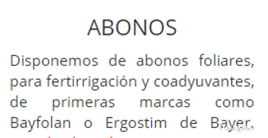 Agroalimentación Mendoza Perez (Cereales, Semillas y Abonos)