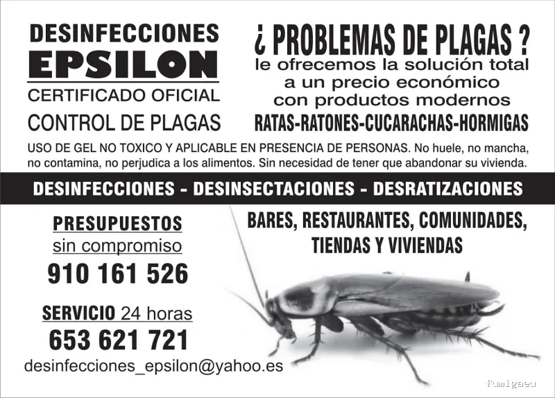 Desinfecciones Epsilon