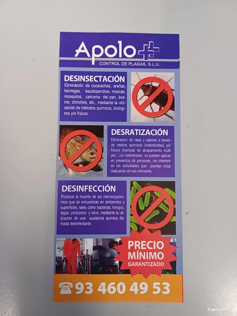 APOLO CONTROL DE PLAGAS, S.L.U