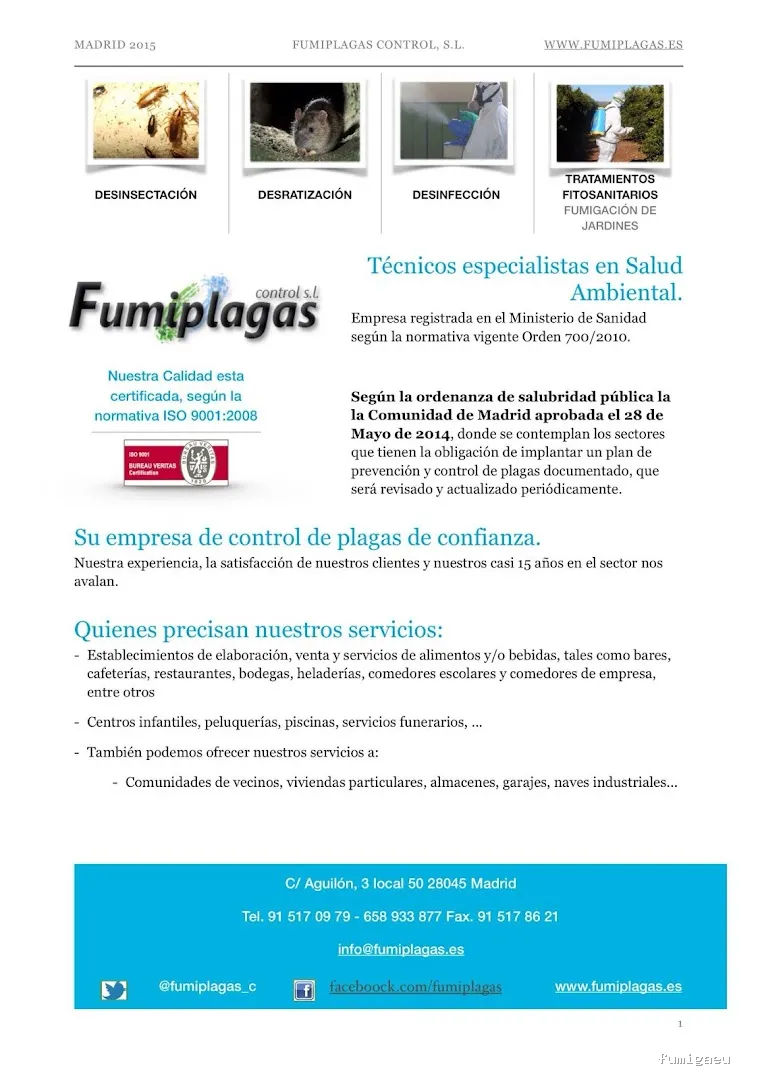 Fumiplagas Control, S.L.