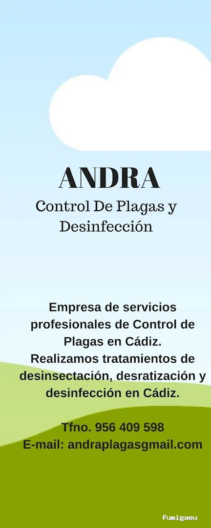 ANDRA Control De Plagas y Desinfección