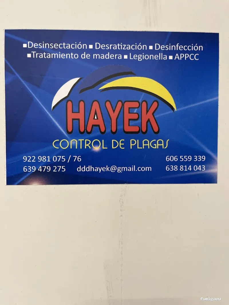 Hayek Empresa de Control de Plagas