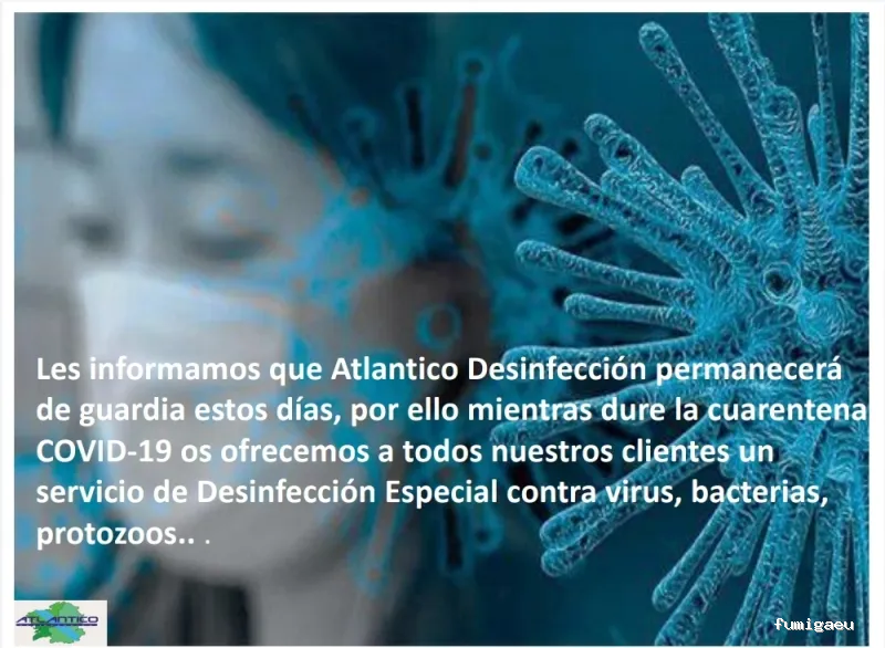 Atlántico desinfección