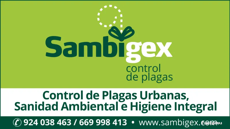 SAMBIGEX - CONTROL DE PLAGAS , DESINFECCIÓN Y PREVENCIÓN DE LEGIONELLA