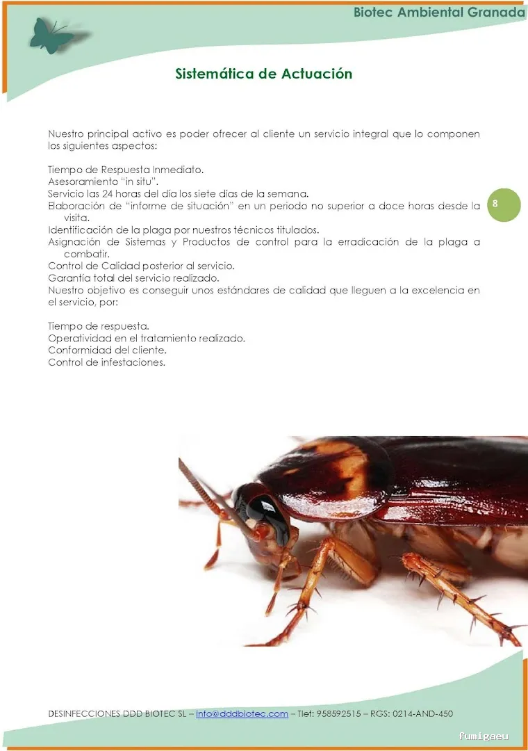 BAG CONTROL DE PLAGAS LA ZUBIA