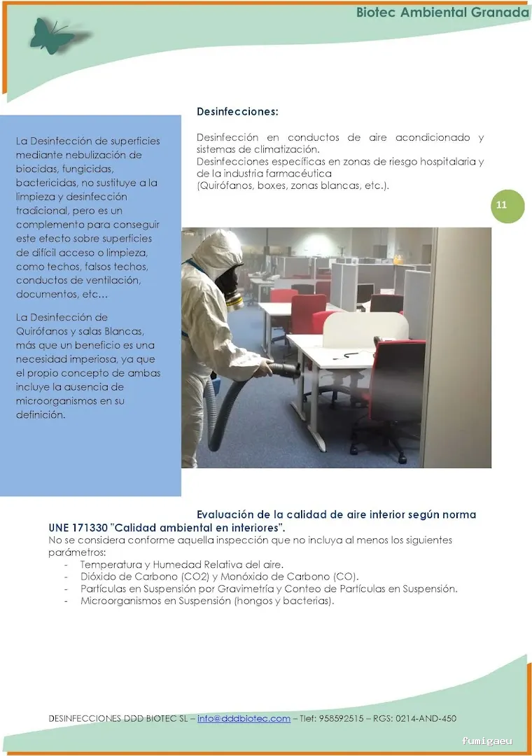 BAG CONTROL DE PLAGAS LA ZUBIA