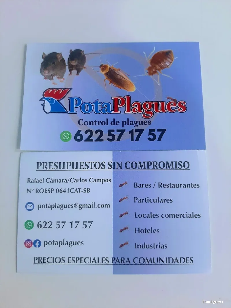 PotaPlagues - Control de Plagas