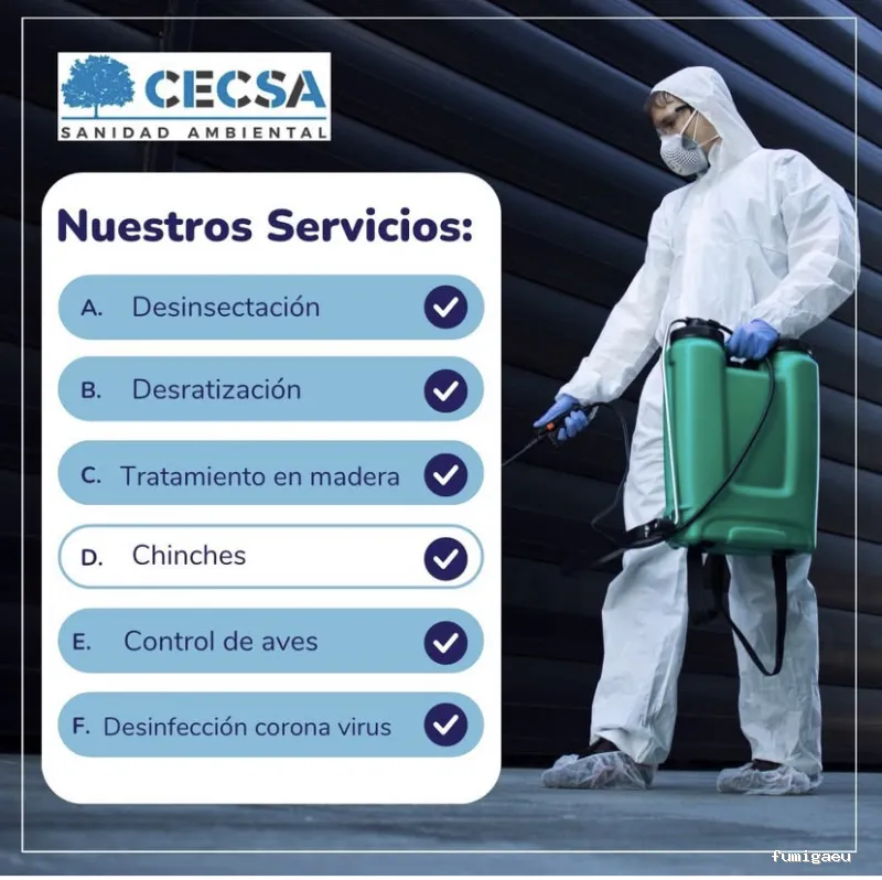 Cecsa Desinfecciones - Empresa de Control de Plagues y Fumigaciones Barcelona