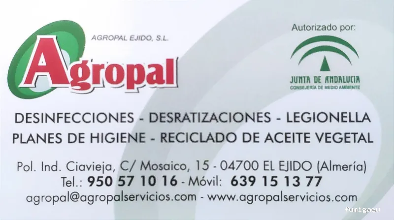 AGROPAL | Control de Plagas y Servicios |