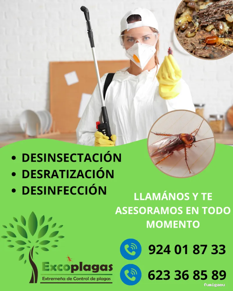 EXCOPLAGAS. Control de plagas. Fumigación. Control de legionella.