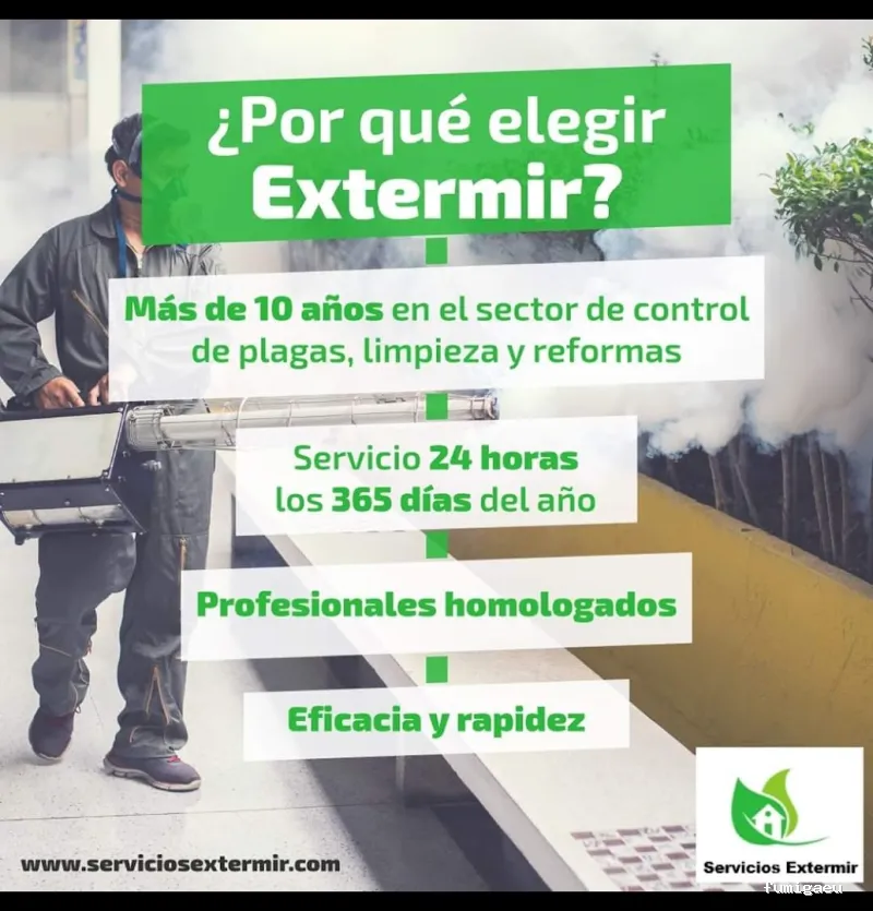 Servicios Extermir | Control de plagas