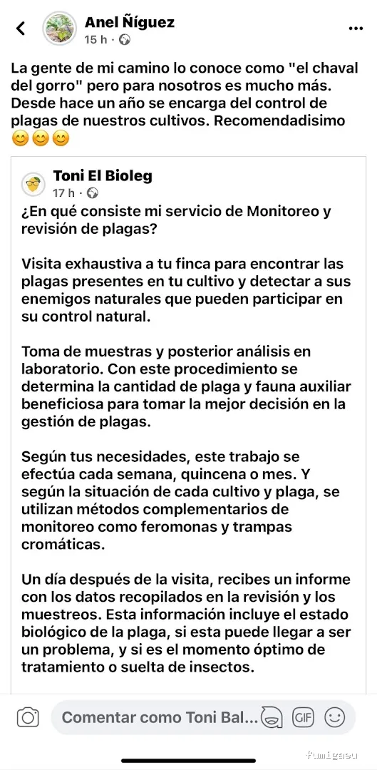 Educación Ambiental, Formación Agraria y Asesoramiento - Biosoluciones Agro