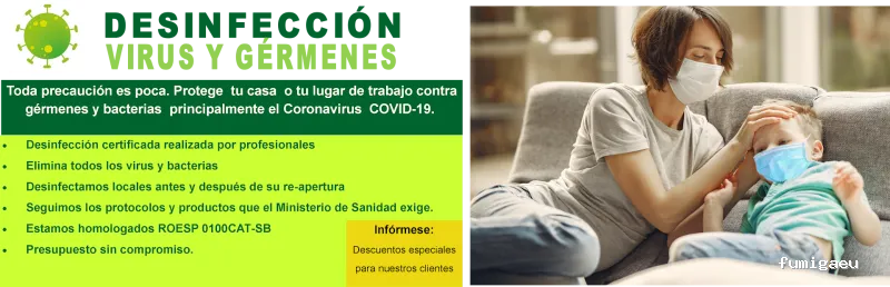 Fumigaciones Mape servicios en Barcelona y toda Catalunya