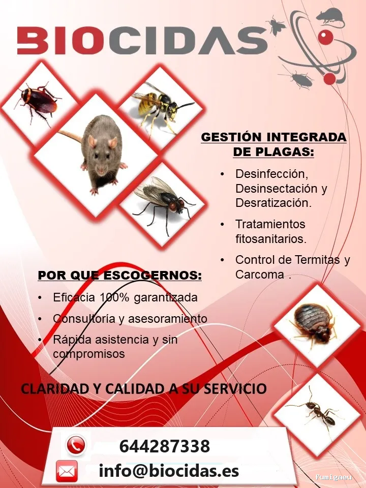 Control de Plagas y Fumigación Biocidas