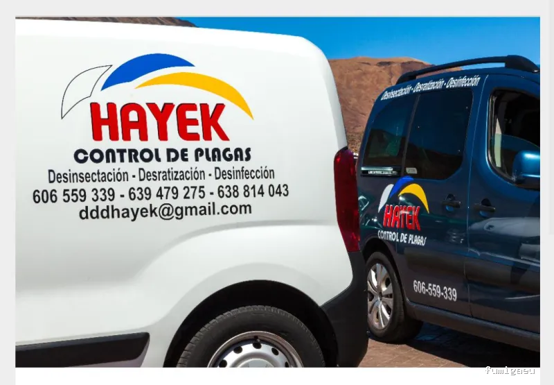 Hayek Empresa de Control de Plagas