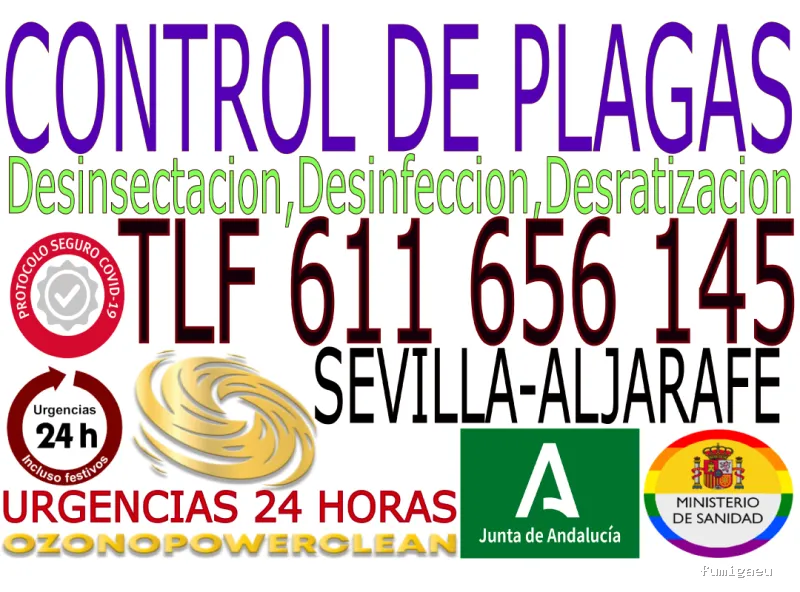 FUMIGAR PLAGAS SEVILLA