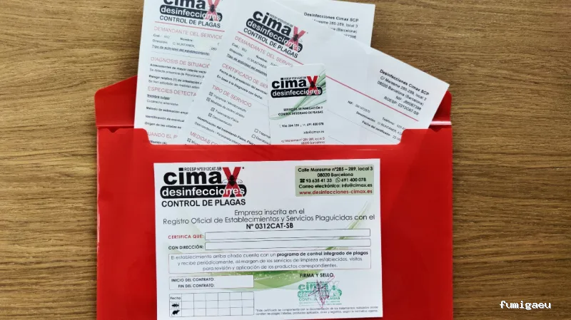 Desinfecciones Cimax /Empresa Control de Plagas Barcelona