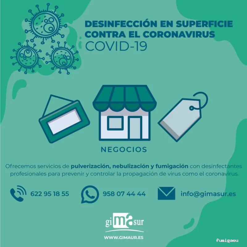 Gimasur - Control de Plagas y legionella en Andalucía Central