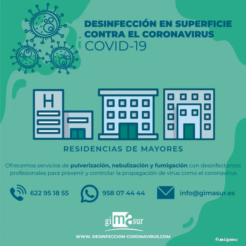 Gimasur - Control de Plagas y legionella en Andalucía Central